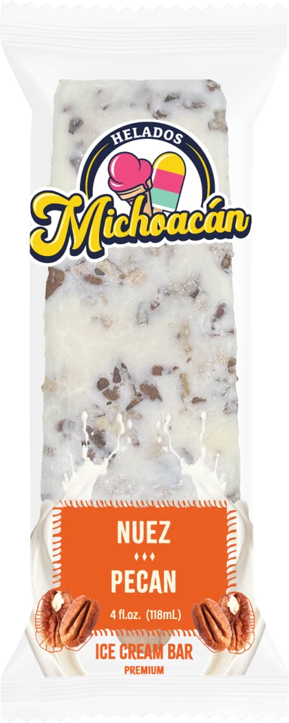 Helados Michoacán Nuez (Pecan) ice cream bar