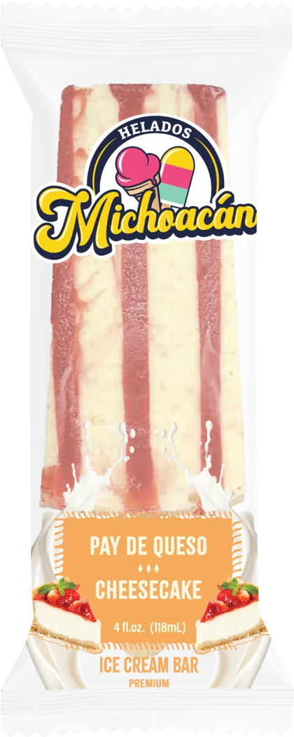 Helados Michoacán Pay de Queso (Cheesecake) ice cream bar
